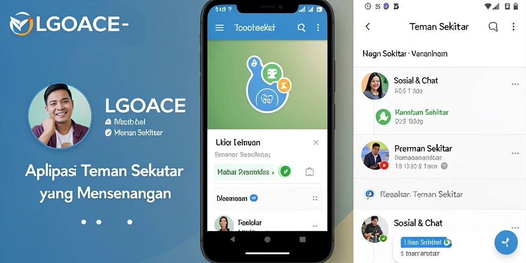 Antarmuka LGOACE yang menarik untuk menemukan teman baru.