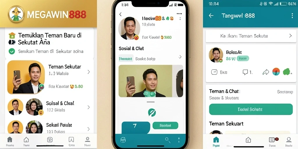 Antarmuka MEGAWIN888 yang menarik dan mudah dinavigasi.