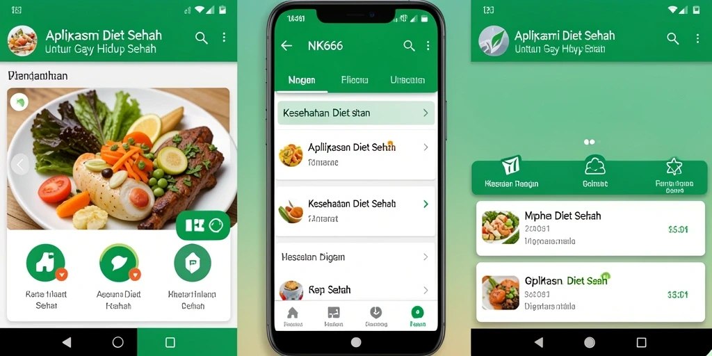 Antarmuka NK666 yang ramah pengguna untuk Diet Sehat.